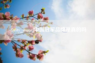 清镇中国冠军品牌是真的吗