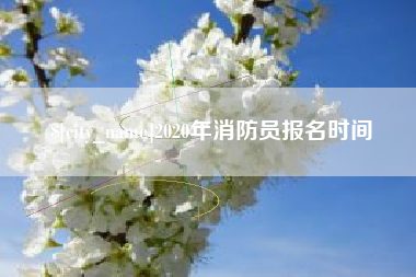 清镇2020年消防员报名时间