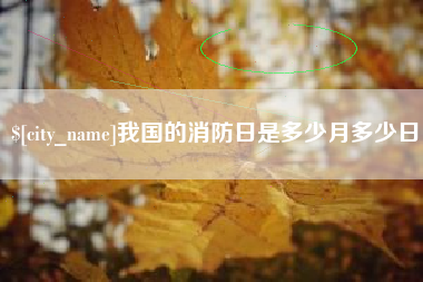 清镇我国的消防日是多少月多少日