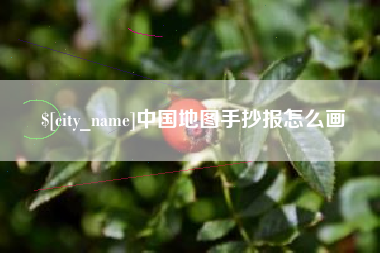 清镇中国地图手抄报怎么画