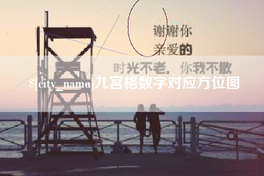 清镇九宫格数字对应方位图