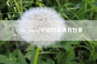 清镇中国的金牌有好多