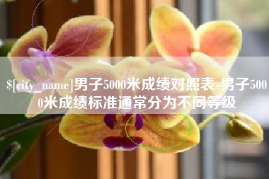 清镇男子5000米成绩对照表-男子5000米成绩标准通常分为不同等级