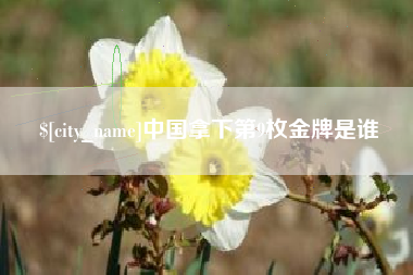 清镇中国拿下第9枚金牌是谁