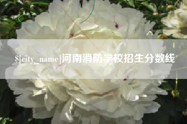 清镇河南消防学校招生分数线