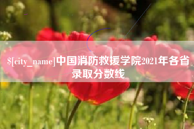 清镇中国消防救援学院2021年各省录取分数线