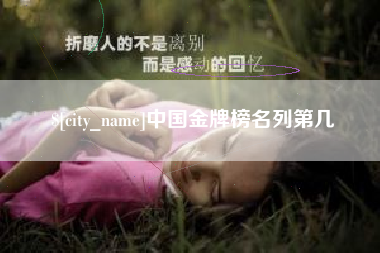 清镇中国金牌榜名列第几