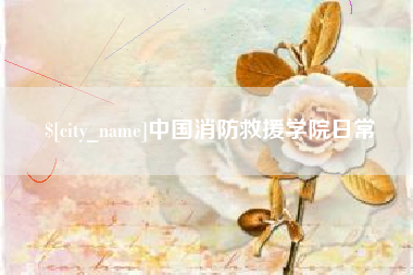 清镇中国消防救援学院日常