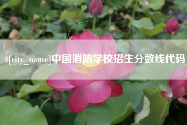 清镇中国消防学校招生分数线代码
