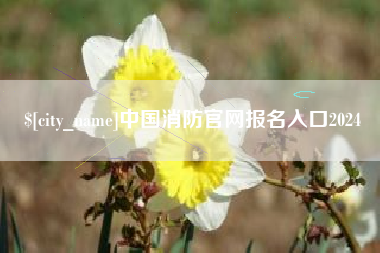 清镇中国消防官网报名入口2024