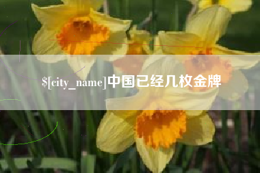 清镇中国已经几枚金牌