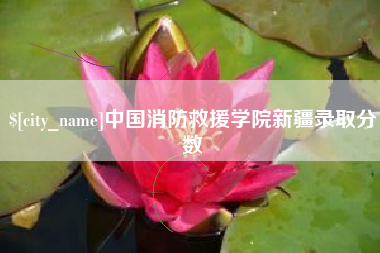 清镇中国消防救援学院新疆录取分数