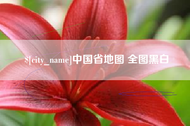 清镇中国省地图 全图黑白