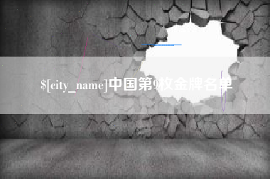 清镇中国第9枚金牌名单