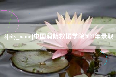 清镇中国消防救援学院2021年录取