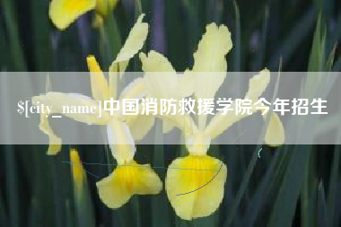 清镇中国消防救援学院今年招生