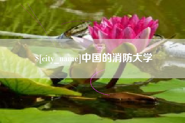 清镇中国的消防大学
