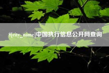 清镇中国执行信息公开网查询