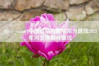 清镇中国消防救援学院分数线2023年河北录取分数线