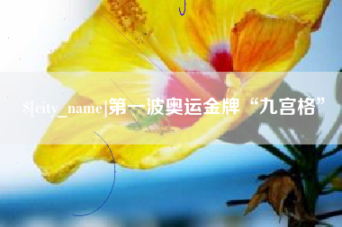 清镇第一波奥运金牌“九宫格”