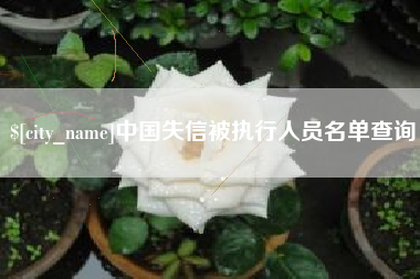 清镇中国失信被执行人员名单查询