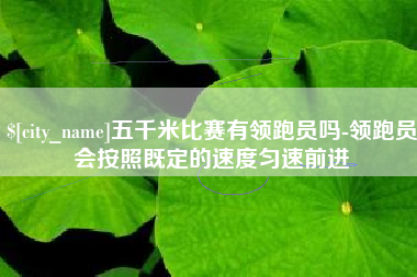 清镇五千米比赛有领跑员吗-领跑员会按照既定的速度匀速前进
