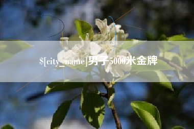 清镇男子5000米金牌