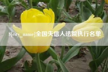 清镇全国失信人法院执行名单