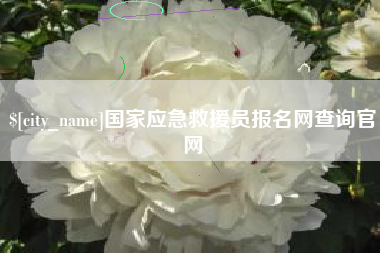 清镇国家应急救援员报名网查询官网