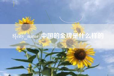 清镇中国的金牌是什么样的