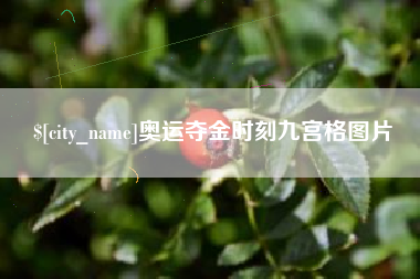 清镇奥运夺金时刻九宫格图片